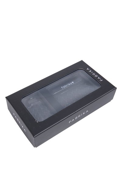 Black Men's Card Holder Boxed Set Card 571 Tb Ant