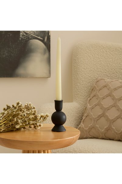 Enna Candlestick Black 6.5X6.5X13 cm