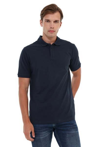 Short Sleeve T-Shirt Men's Navy Blue Mb 12Sn328 T-Shirt