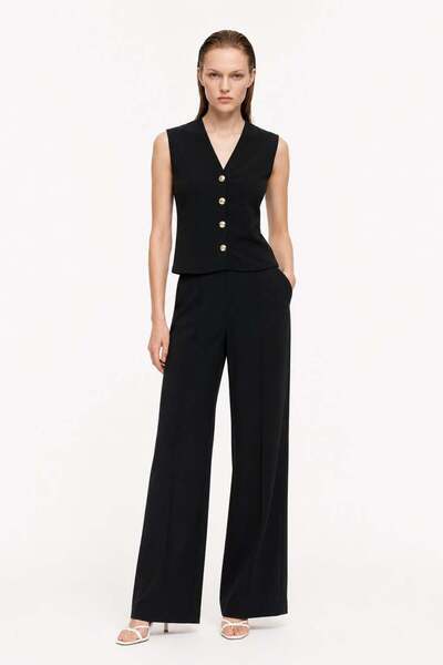 Çimalı Wide Leg Trousers and Vest Set