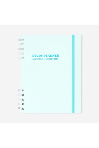 Blue Study Planner Notebook
