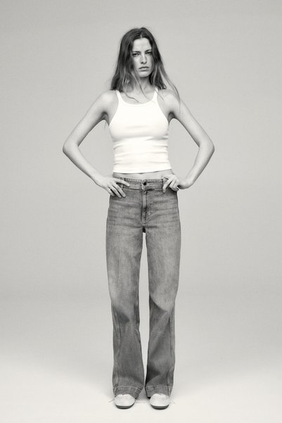 Wide High Jeans