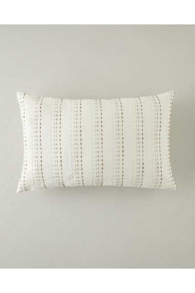Nerissa Filled Throw Pillow 35X50 cm Beige