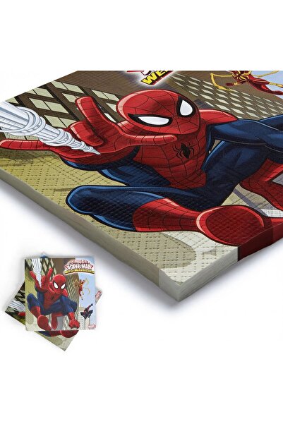 Spider-Man роденденски салфетки 20 парчиња 33x33 cm
