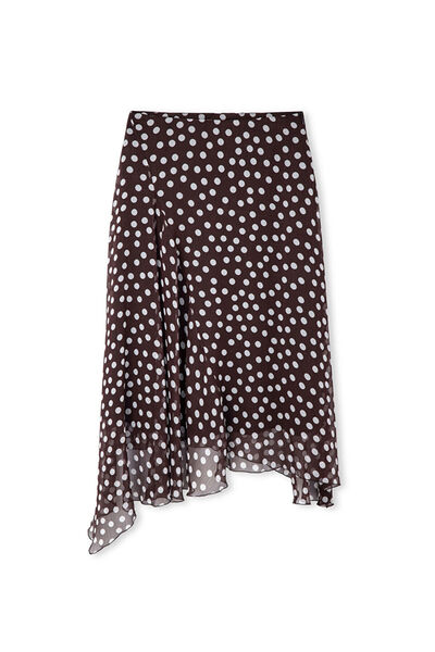 Polka Dot Pattern Skirt