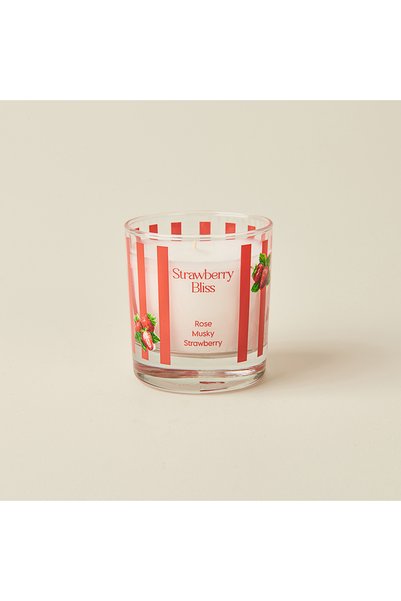 Deco Strawberry Bliss Cup Candle - Colorful - 190 Gr