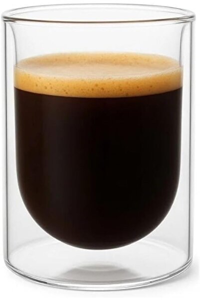 Чаша со двојни ѕидови, за кафе, лате, еспресо, пијалаци, 250 ml, 1 парче - 12127 931845