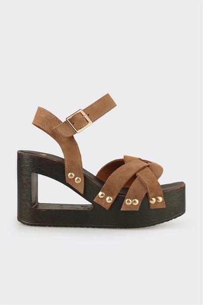 Mink Leather Women's Sandals
