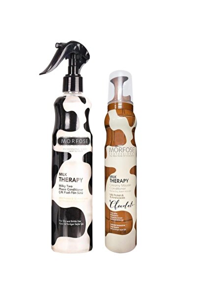 Milk Therapy пена за коса Chocolate 200 Ml + двофазен спреј за фенирање 400 Ml