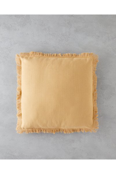 The Sorcerer 43X43 cm Mustard Delhi Throw Pillow Cover