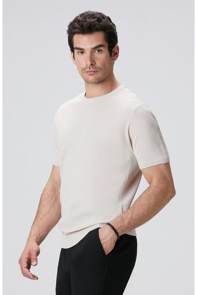 Stone Jacquard Sweater