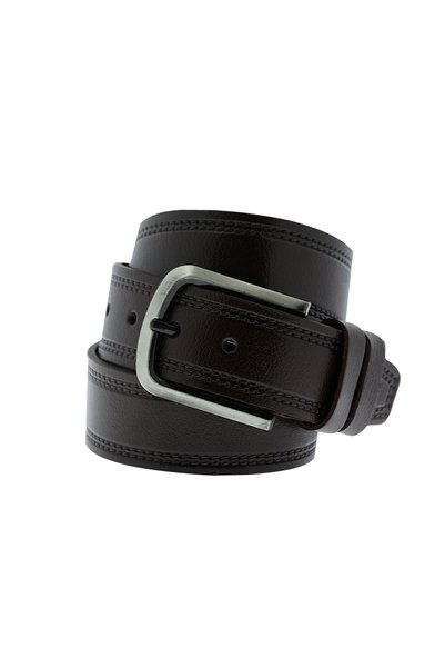 Patterned Sports Leather Belt