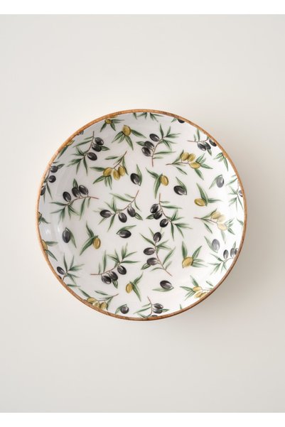 Olive Mango Presentation Bowl (30X8 cm)