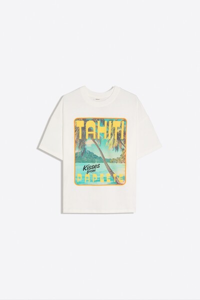 Oversize printed T-shirt