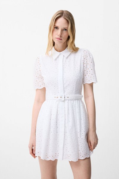 Laced Shirt Dress