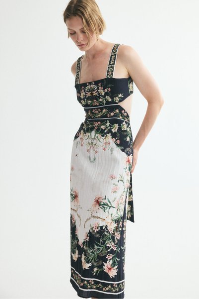 Lace Detailed and Hollow Out Dress
