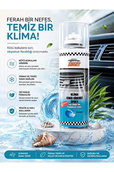 Освежувач и неутрализатор на мириси за клима уред Ocean спреј 200 ml