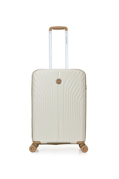 Beige Hard Suitcase with Wheels 14Bnt8010-02-Bj