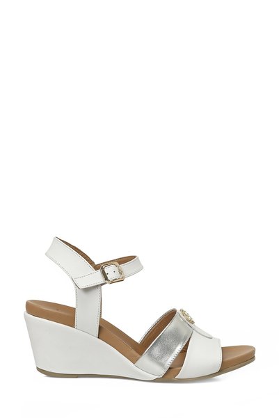 Linna White Women's Comfort Sandals