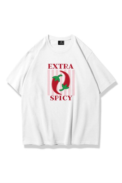 Unisex extra spicy t-shirt white