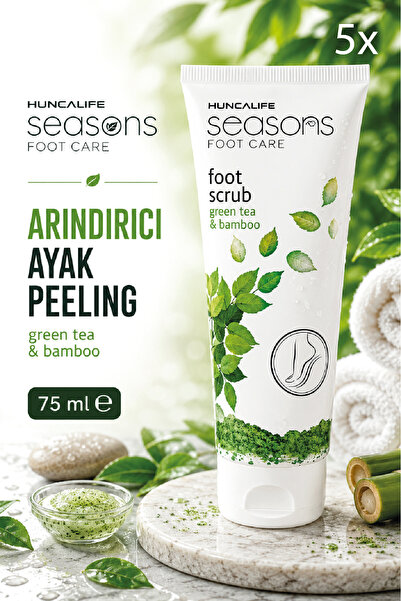 Seasons прочистувачки пилинг за стапала 75 ml 5 парчиња