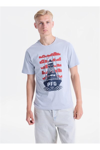 Cs0506 Csc m Pfg Wake Maker Ss Tee Gray O-Neck Printed Men's T-Shirt
