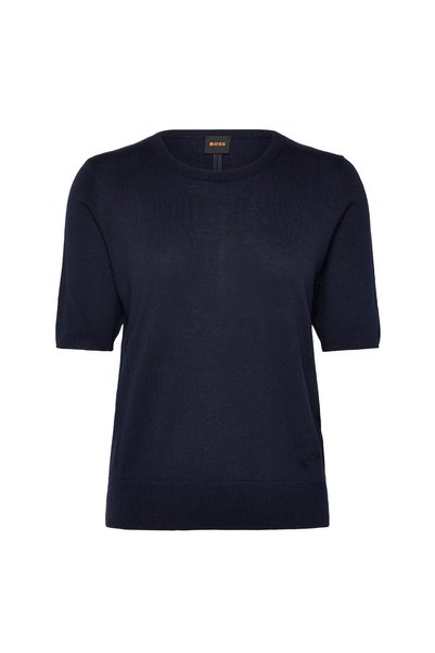 Navy Blue Women's Cycling Oversize Sweater 50557077