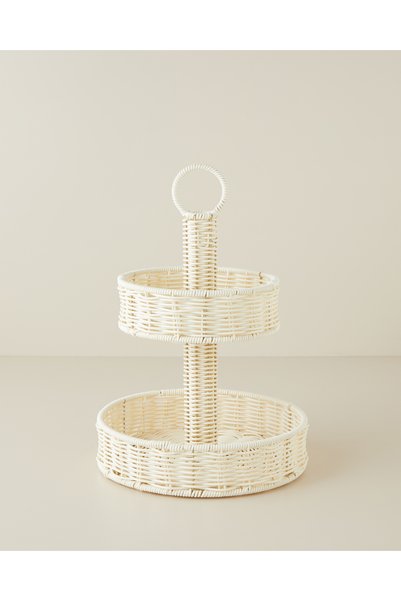 Coastlinear Plastic Layered Serving 20+27 cm Cream