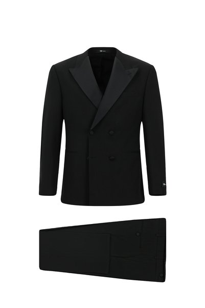 6 Drop Regular Fit Standard Cut Pointed Collar Double-Breasted Tuxedo & Groom Suit