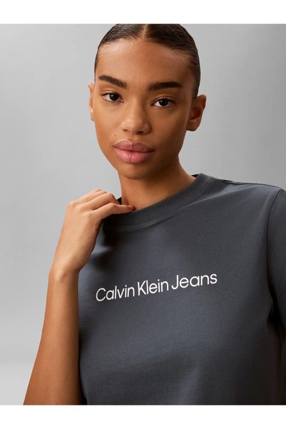 A- Inst Logo Classic, Ceg Women's Gray T-Shirt & Polo