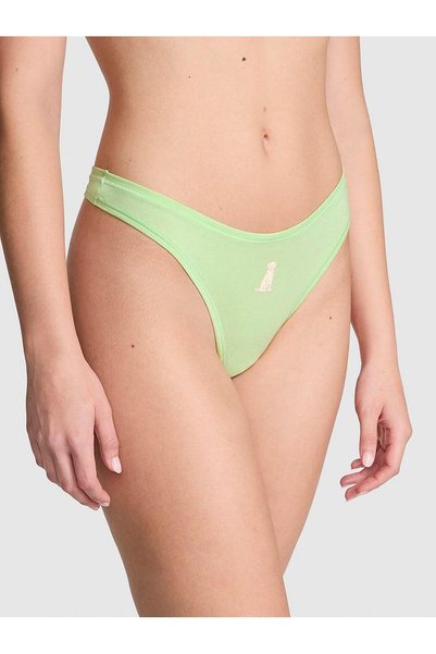 Cotton Deep Leg Cut Thong