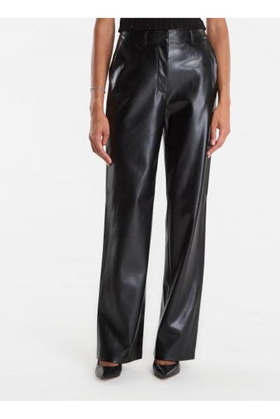 Black Women's Relaxed Pants W6YB12W2906-JBLK