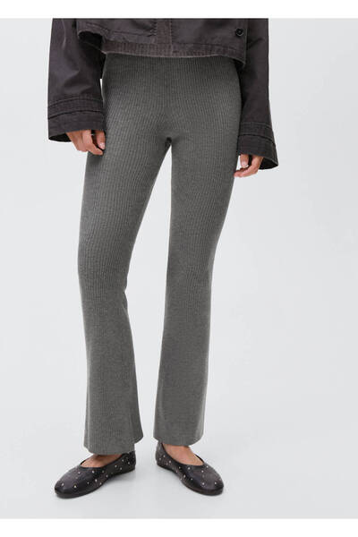 Rib Flare Pants