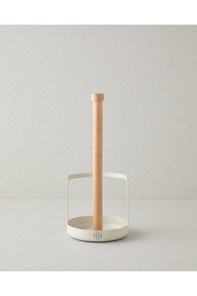Moira Metal Paper Towel Holder Kitchen Utensil 13X13 cm Cream