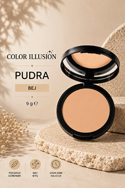 Color Illusion пудра беж 9 gr