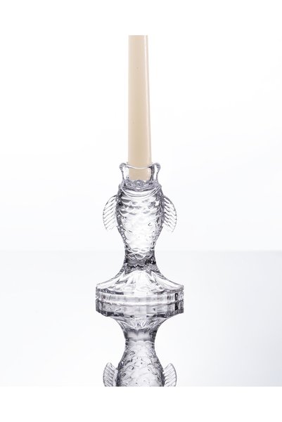 Elise Candle Holder - Transparent