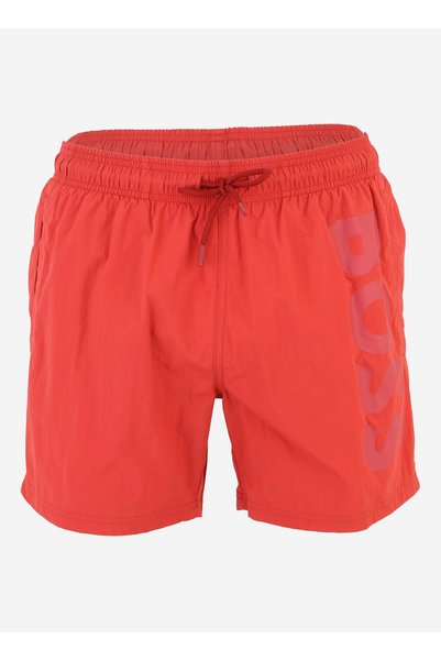 Red Men's Shorts Swimwear Octopus
