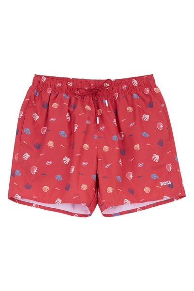 Red Men's Shorts Swimwear Sunfish