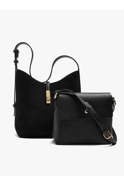Women's Leather Effects Shoulder Bag