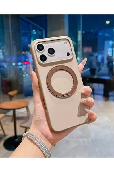 Iphone 16 Compatible 360° Rotating Stand Camera Protected Premium Magsafe Supported Case