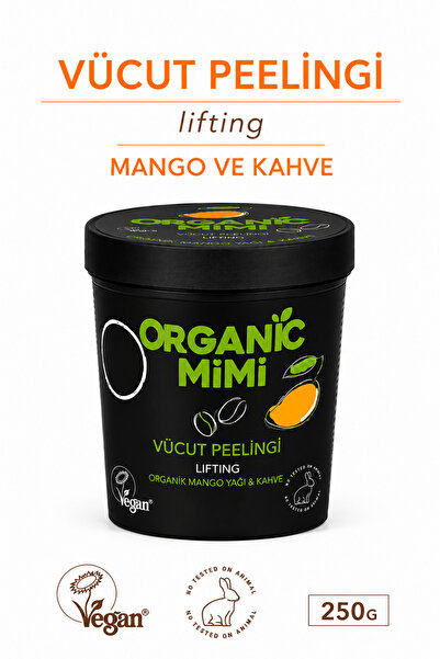 Пилинг за тело со манго и кафе за зацврстување и хидратација 250 g