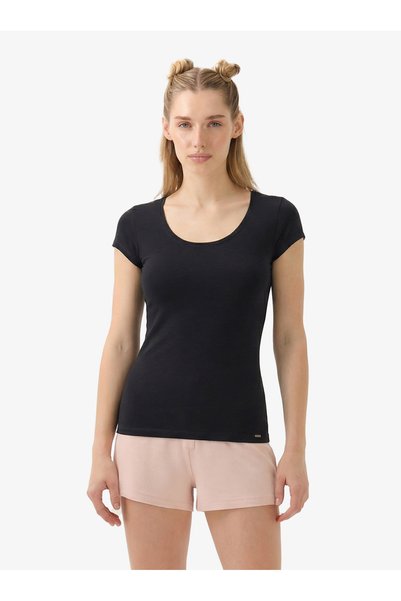 Women's T-Shirt Silver 1622 - Black