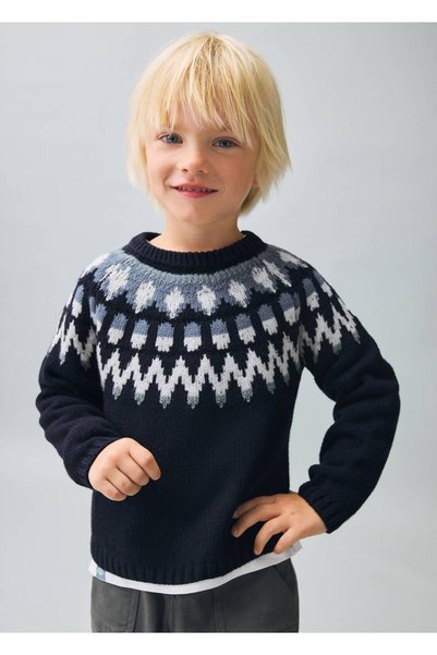 Jacquard Knitted Sweater