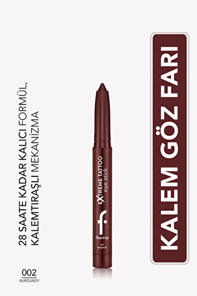 Extreme Tattoo мат гел молив за очи со механизам и сенка во стик - 002 Burgundy
