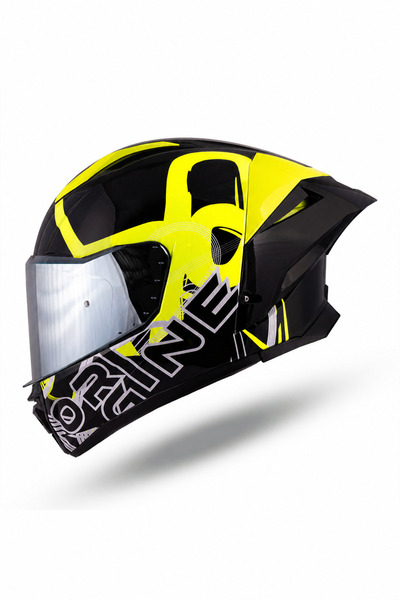 Pista Fluo црно-жолта кацига