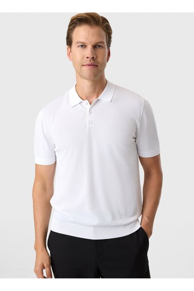 White Men's Sweater B35S40018