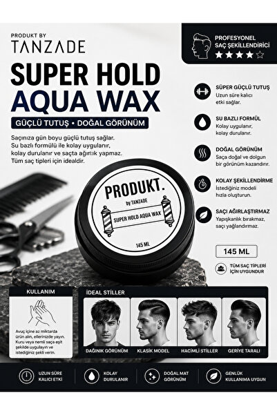 Super Hold Aqua восок 145 ml – професионален производ за обликување на коса