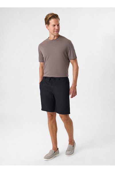 Natural Men's Regular Fit 100% Linen Shorts B35S36007
