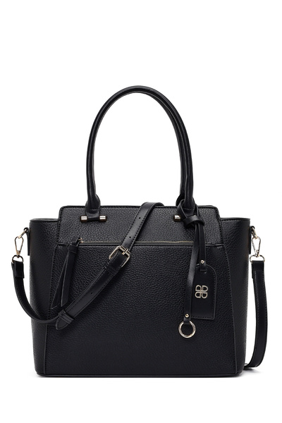 Women's Black Long Strap Sleeve Bag Si 26Pbd2160Ft