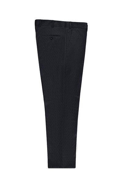4 Drop Relaxed Fit Comfortable Cut Wool Pack Patterned Classic Fabric Trousers